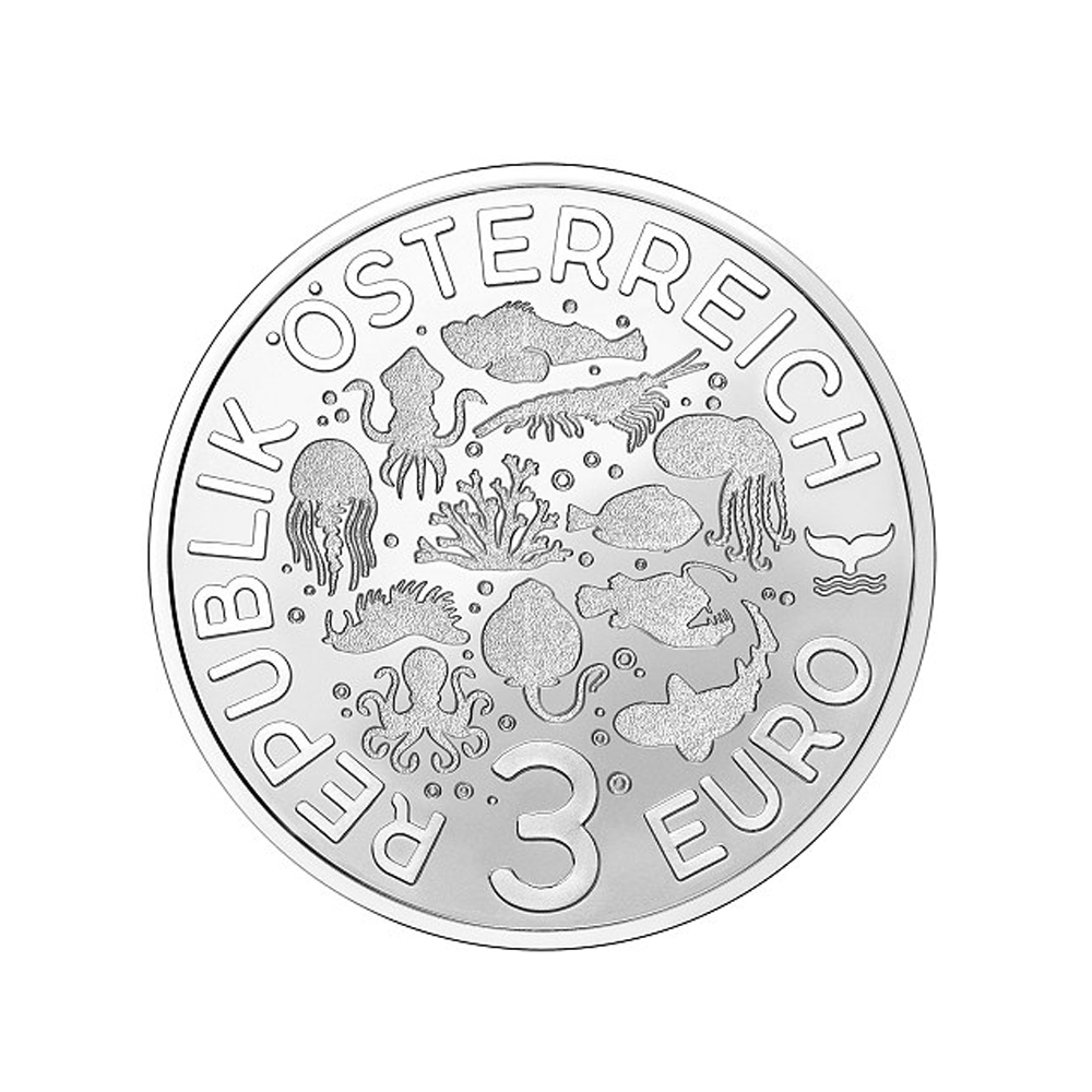 Autriche 2025 - 3 Euro Commémorative - Poisson Scorpion