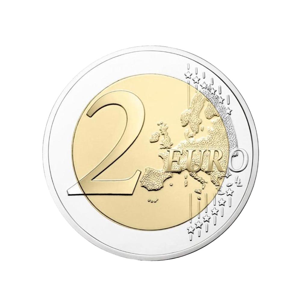 Portugal 2014 - 2 Euro Commémorative - Révolution des Œillets - Colorisée