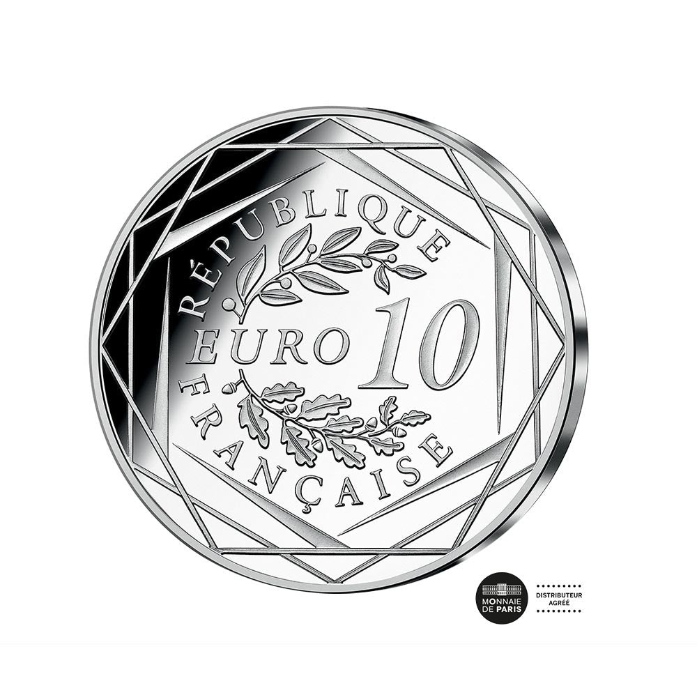 Le Tournoi de la Coupe du Monde de Rugby 2023 - Monnaie de 10€ Argent - 2023