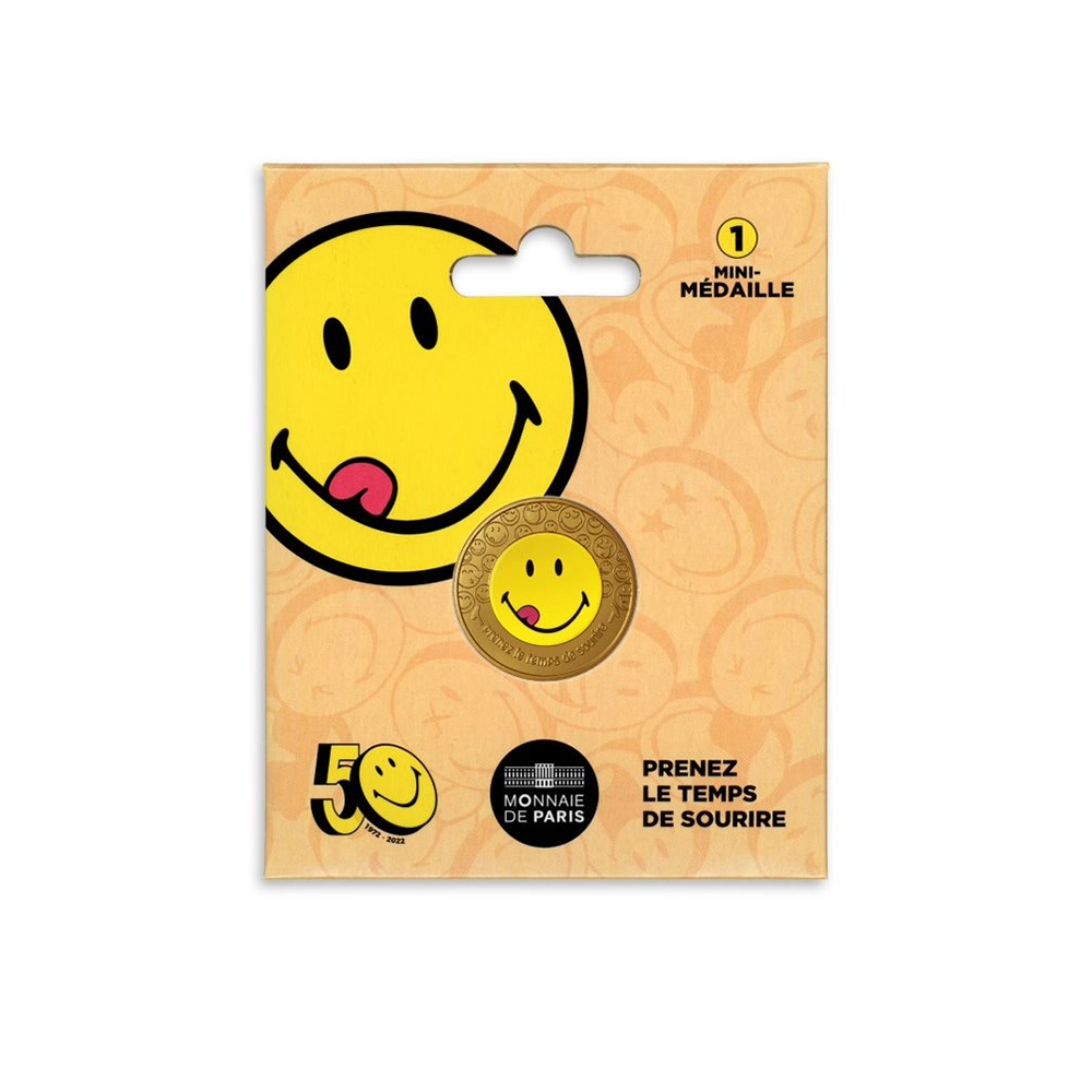 50 ans du Smiley - Mini Médaille  - 4/5 - 2022