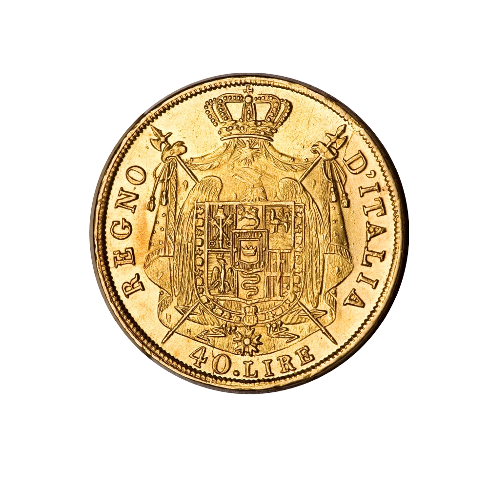 40 Lire - Napoléon Ier - Royaume d'Italie - 1807-1814