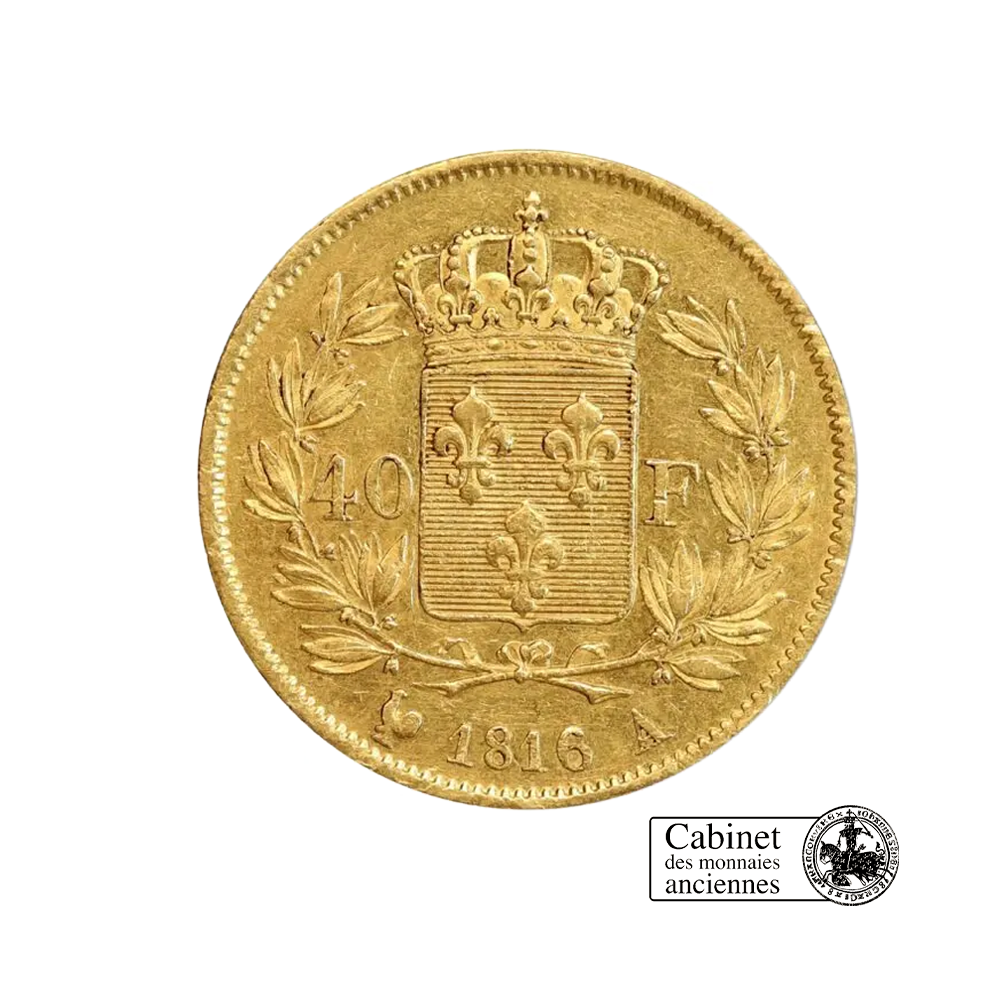 40 Francs - Louis XVIII - France - 1816-1824