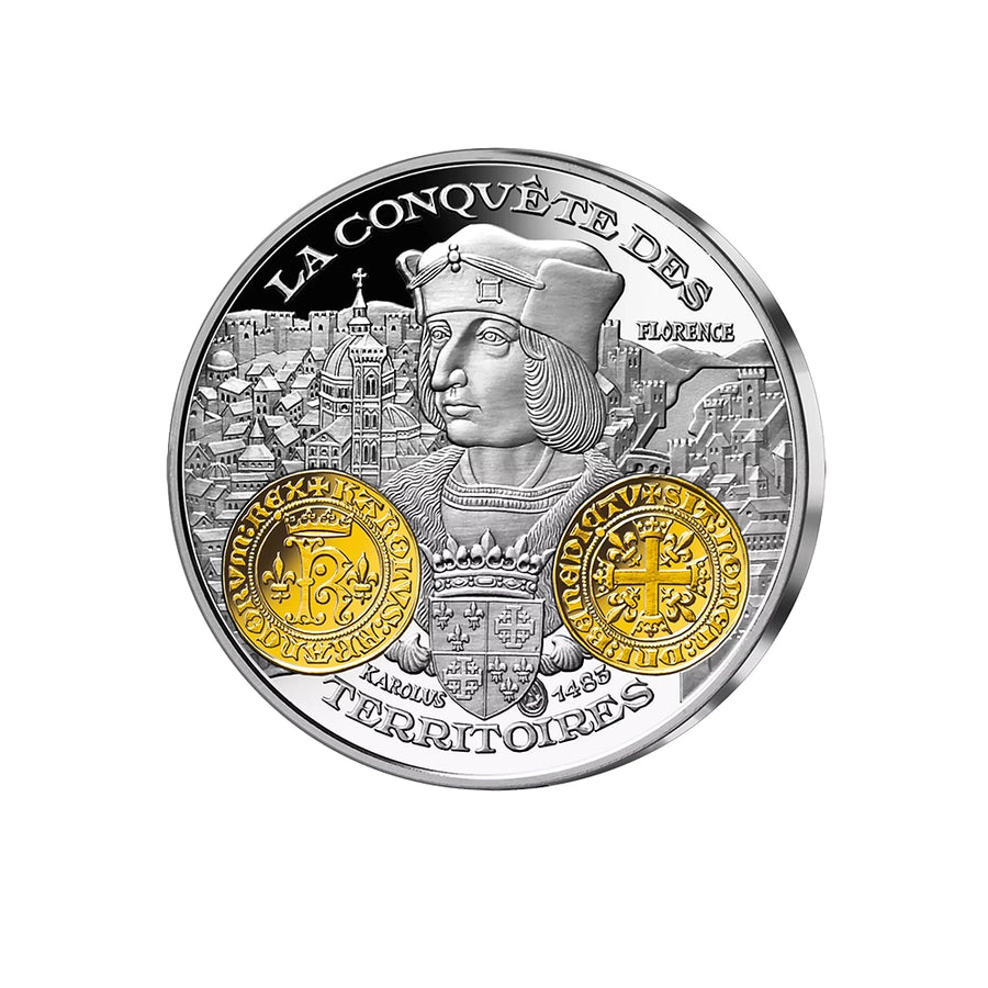 Frappe en Argent pur - 2000 ans d'histoire monétaire française - Charles VIII Carolus