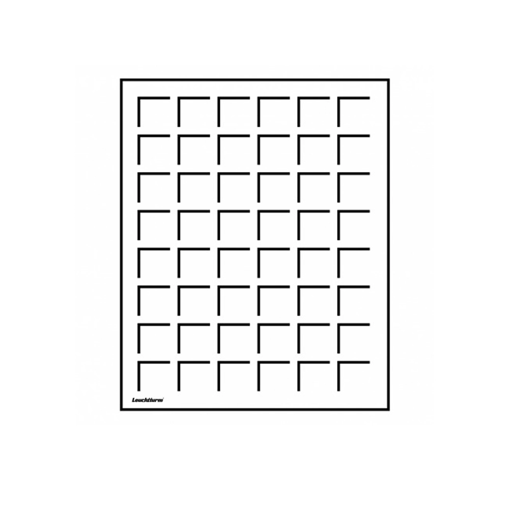 Coffret pour monnaies carré - Lignum en bois nervuré acajou