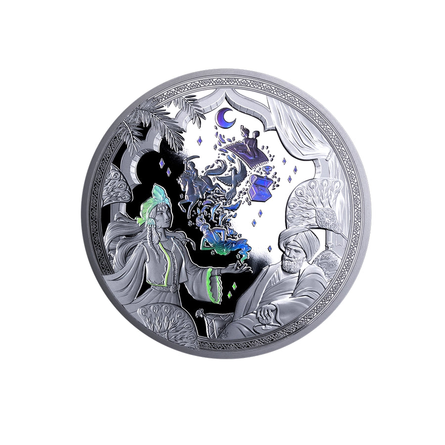 1001 nuits - L'Echo de l'Est - Monnaie de 2 Oz Argent - BE