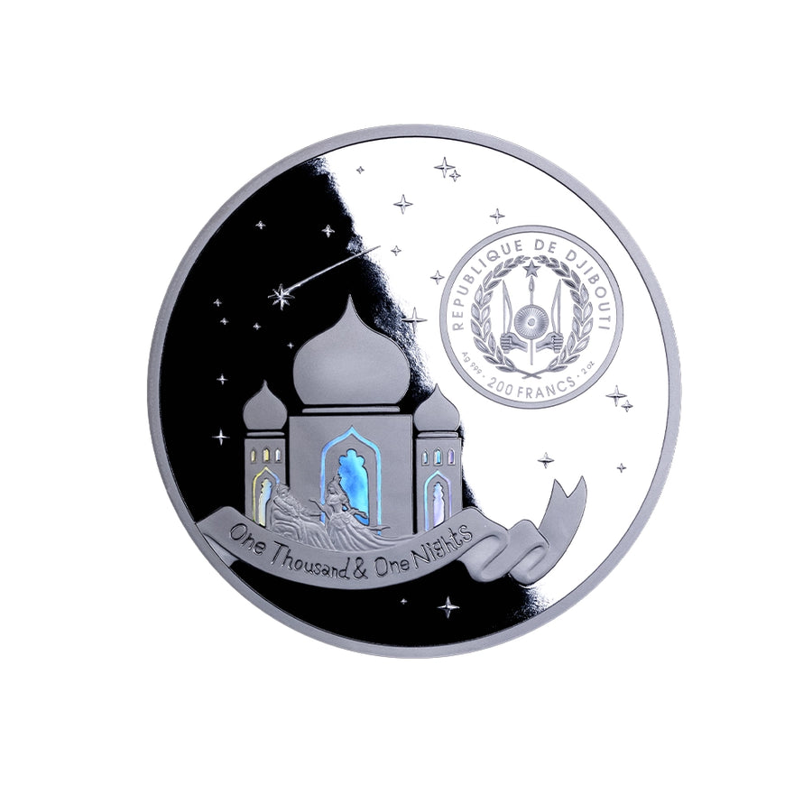 1001 nuits - L'Echo de l'Est - Monnaie de 2 Oz Argent - BE