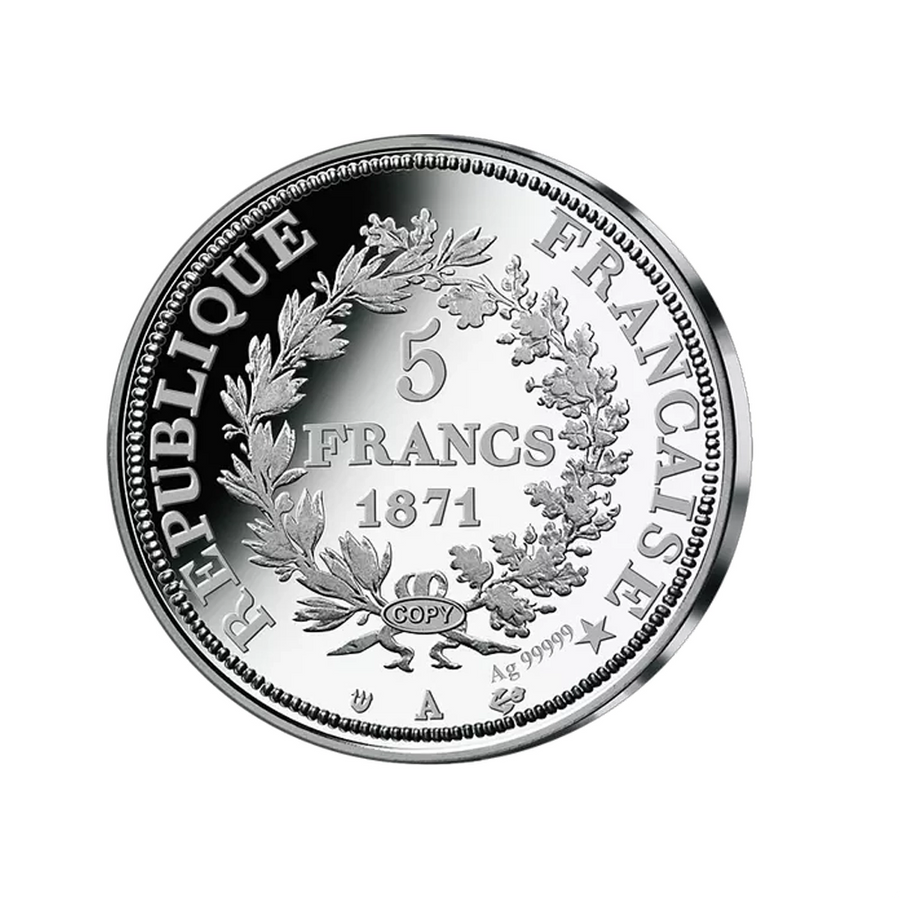 Frappe en Argent - 5 Francs - Camelinat