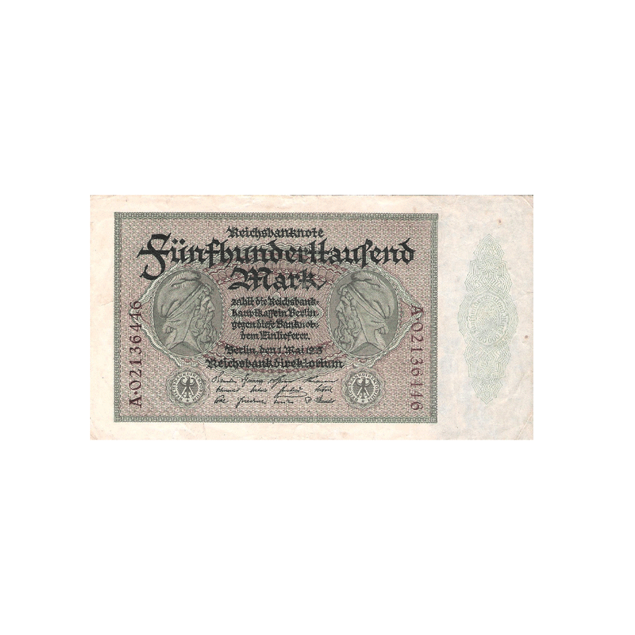 Allemagne - Billet de 500 000 Mark - 1923