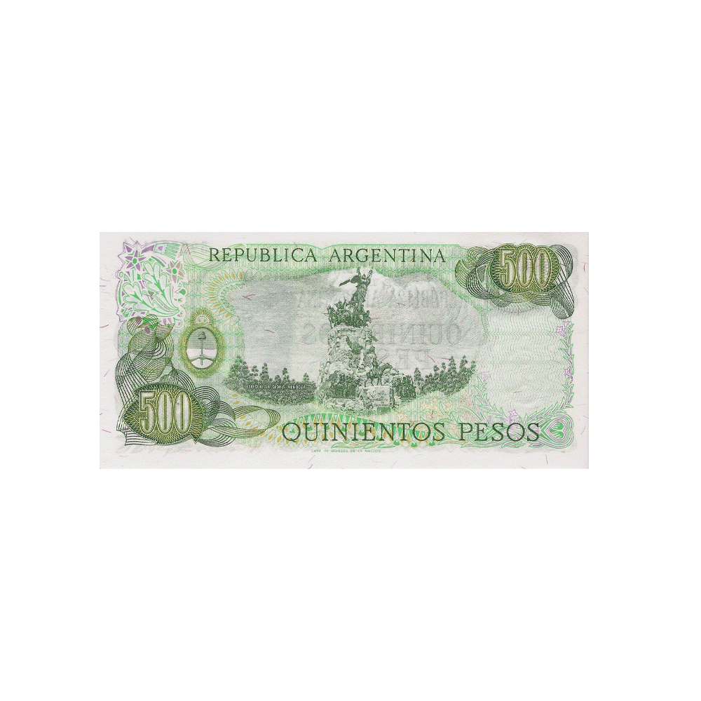 Argentine - Billet de 500 Pesos - 1972-1973