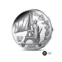 ⁣⁢Mercanti - Jimenez - Stříbrná mince 50 eur 5 Oz - Proof Vysoký reliéf 2026⁤⁣