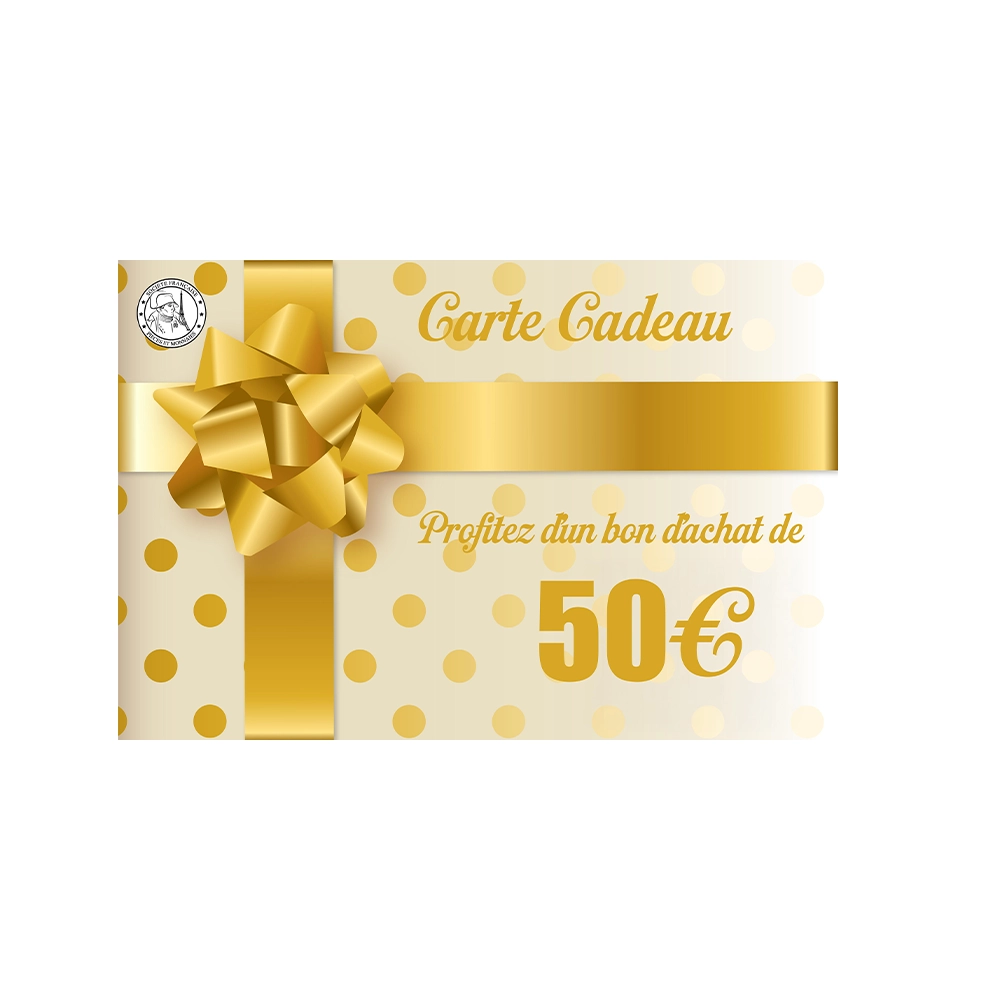 Carte cadeau de 50€