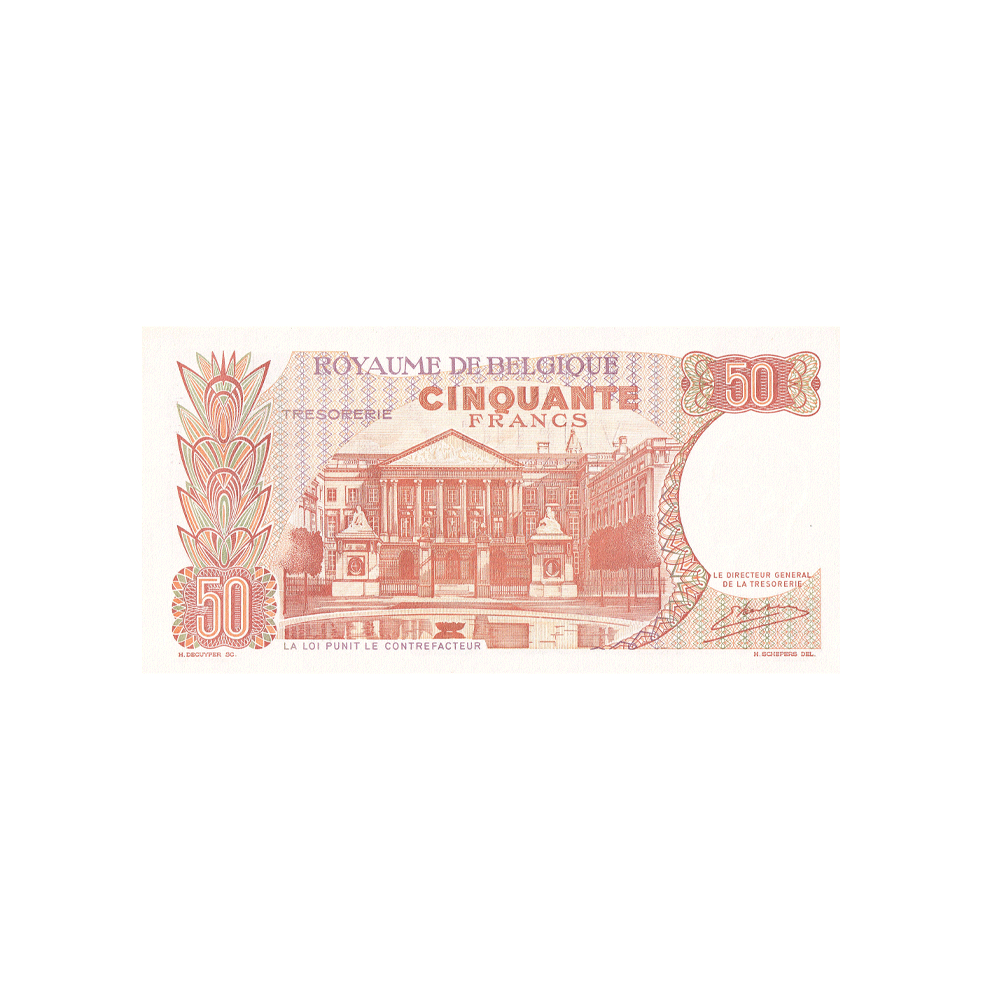 Belgique - Billet 50 Francs - 1966