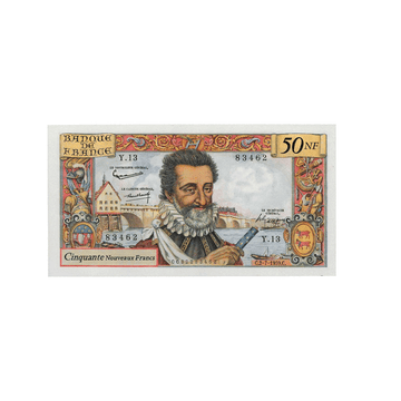 France - Billet de 50 Nouveaux Francs - Henri IV - 1959-1962