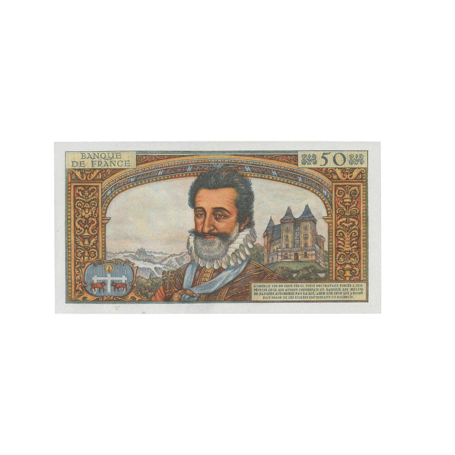 France - Billet de 50 Nouveaux Francs - Henri IV - 1959-1962