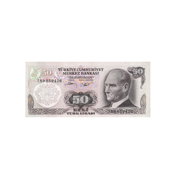 Turquie - Billet de 50 Lires - 1976-1983