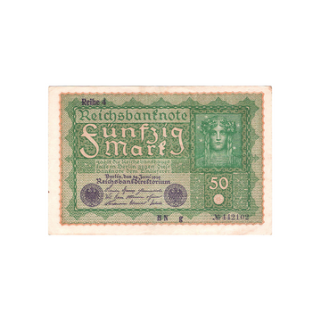 Allemagne - Billet de 50 Mark - 1919