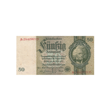 Allemagne - Billet de 50 Reichsmark - 1933