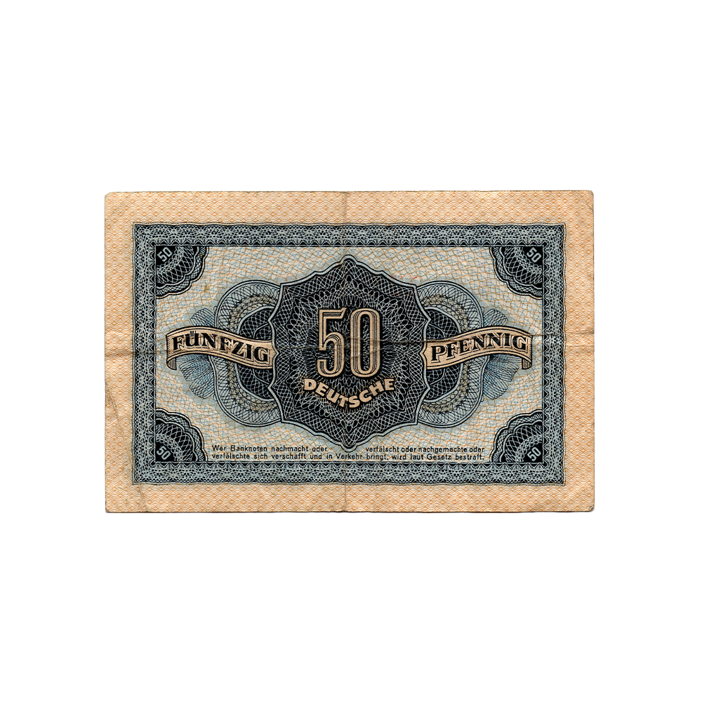 Allemagne - Billet de 50 Deutsche Pfennig - 1948