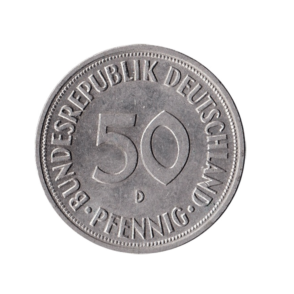 50 pfennig - Bundesrepublik Deutchsland - Allemagne - 1950-2001