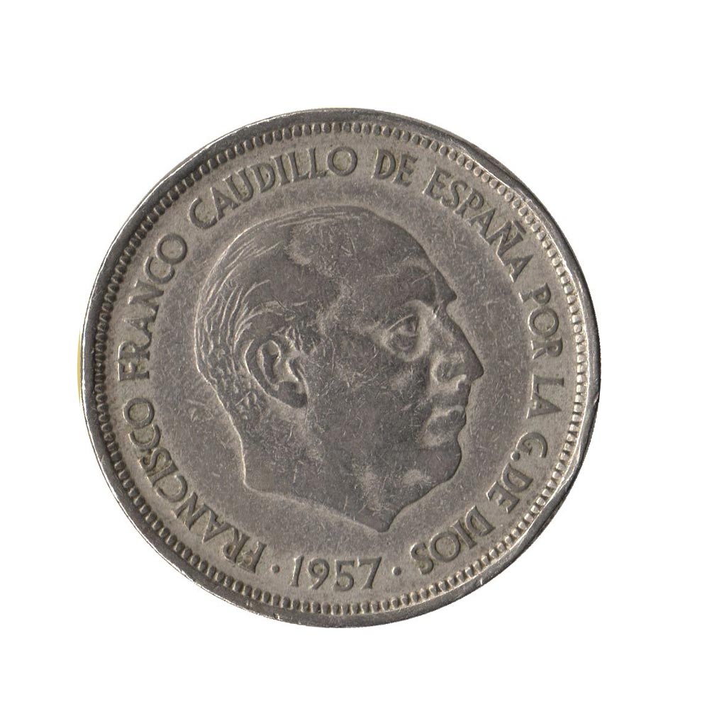 50 Pesetas - Francisco Franco - Spain - 1958-1975