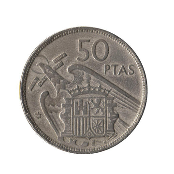 50 Pesetas - Francisco Franco - Spanien - 1958-1975