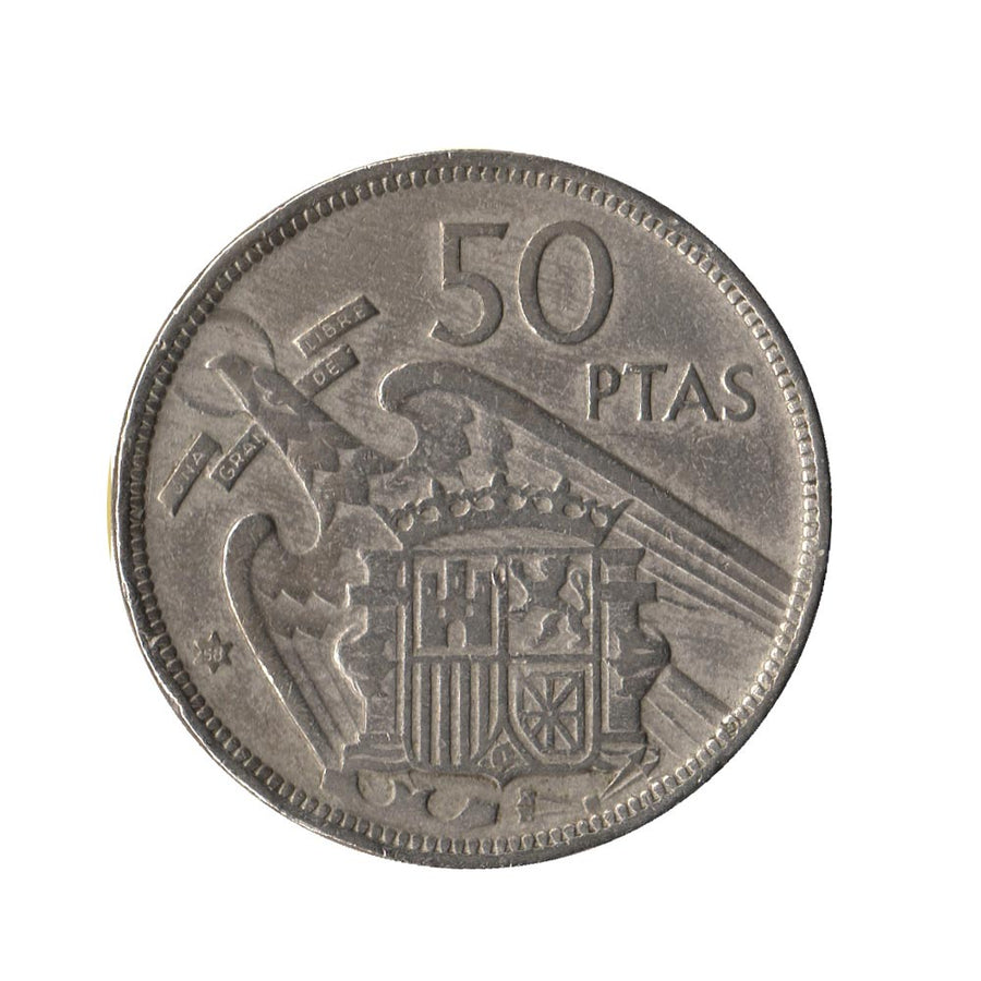 50 Pesetas - Francisco Franco - Spain - 1958-1975