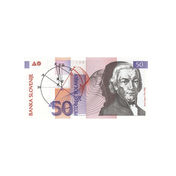 Slovénie - Billet de 50 Tolarjev - 1992