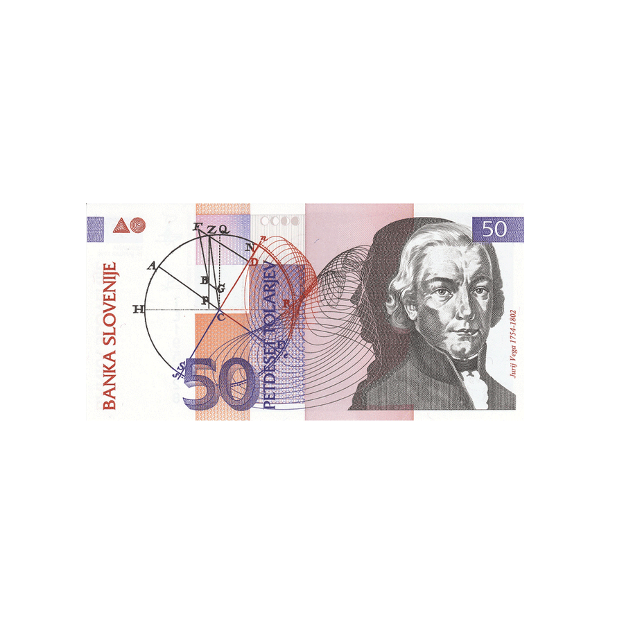 Slovenia - 50 TOLARJEV ticket - 1992