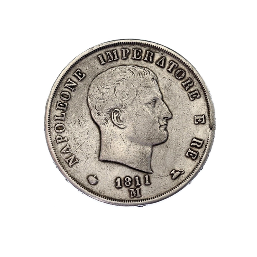 5 Lire - Napoléon Ier - Royaume d'Italie - 1807-1814