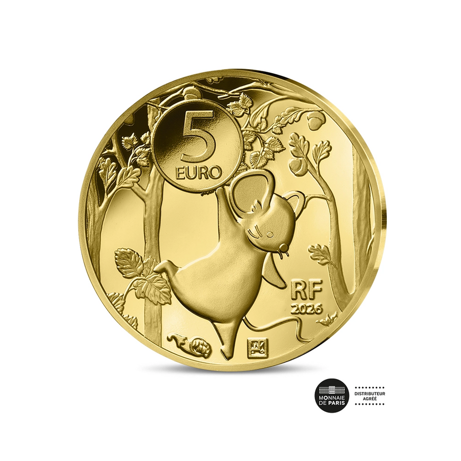 Ma première pièce - Monnaie de ½ grammes or - BE 2026