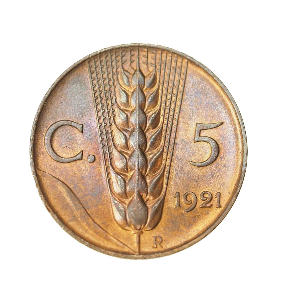 Bague Pièce De Monnaie 50 Centesimi D'Italie - Argent - Cintrée - Neuve Avec étiquettes