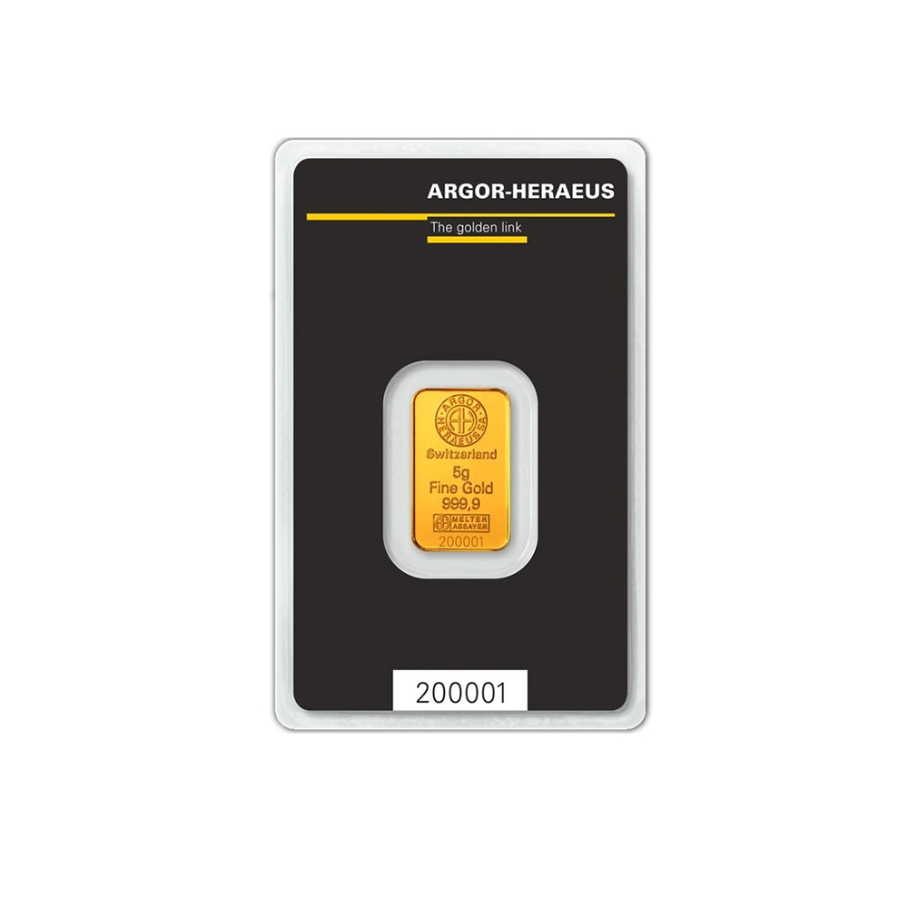 Lingot d'Or - 5 Grammes - 999‰