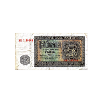Allemagne - Billet de 5 Deutsche Mark - 1948