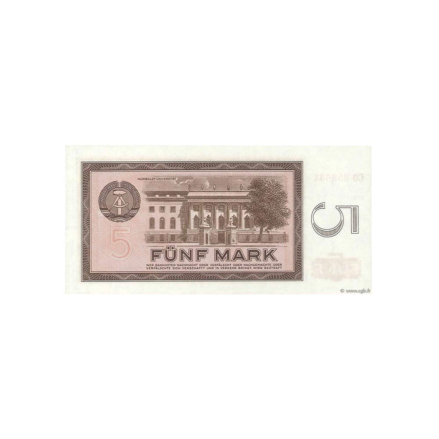 Allemagne - Billet de 5 Deutsche Mark - 1964