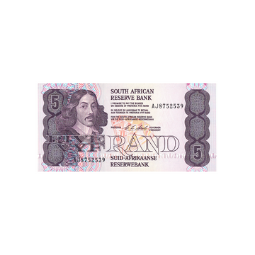 Afrique du Sud - Billet de 5 Rand - 1978-1994