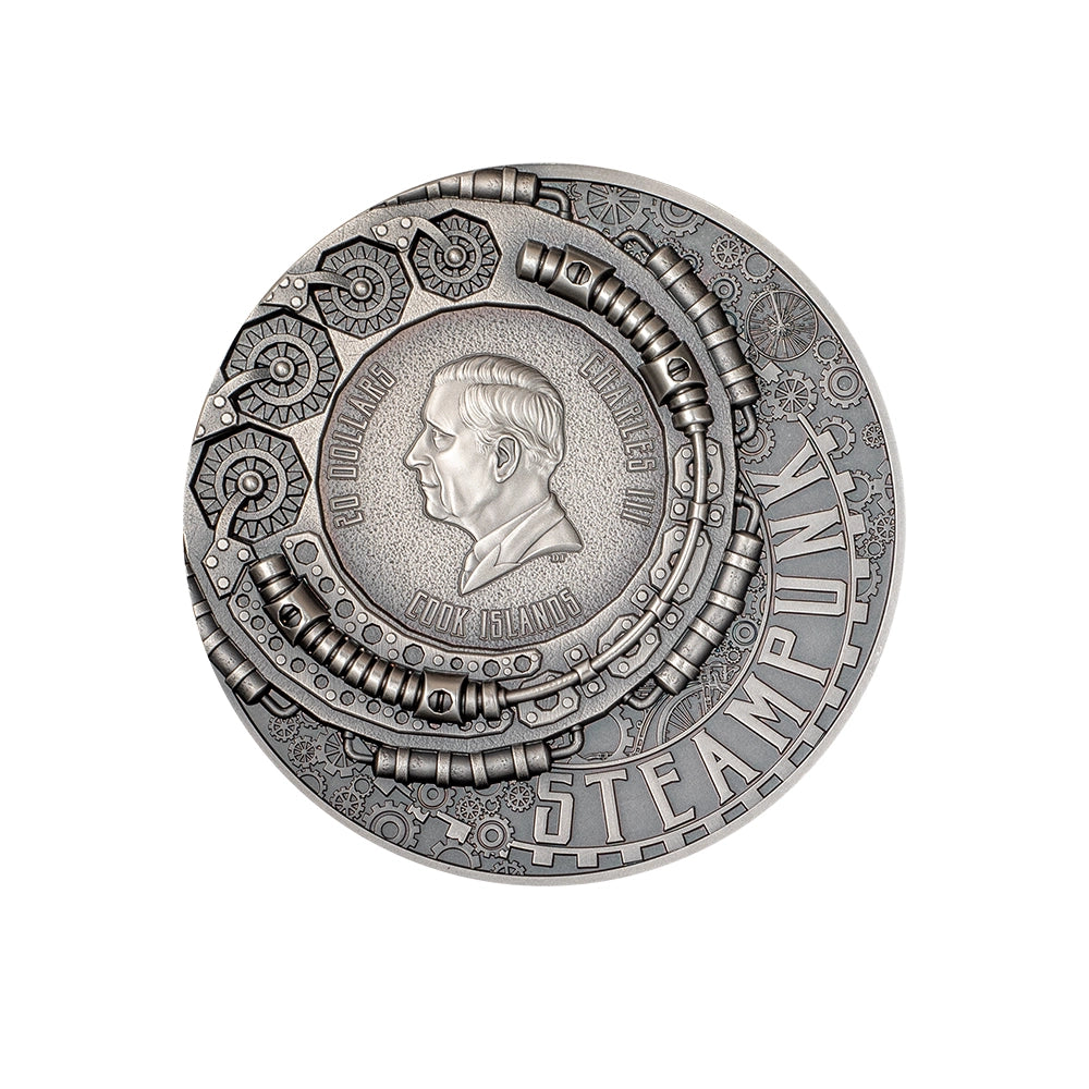 Steampunk - Aviation - Monnaie de 20 Dollars - BE 2025