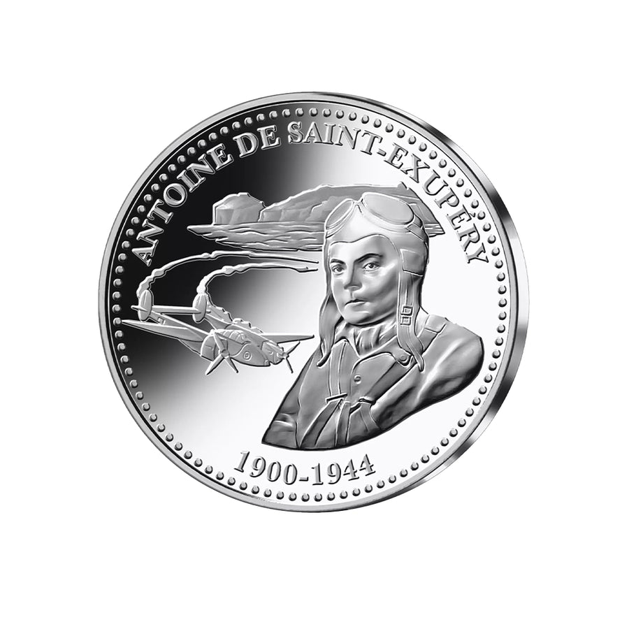 Frappe en Argent pur - Antoine de Saint-Exupéry