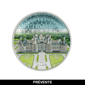 Château de Chambord - Monnaie de 10$ Argent 2 Oz - BE 2024