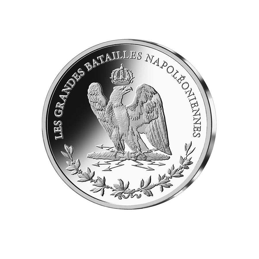 Frappe en Argent colorisée - Austerlitz - La Bataille des 3 Empereurs