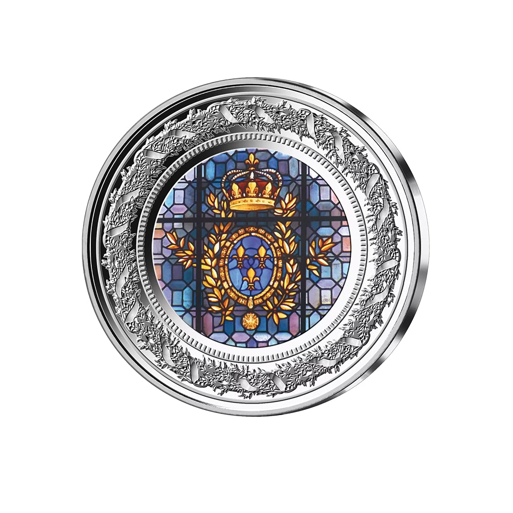 Frappe vitrail en Argent massif - 875 ans Basilique de Saint-Denis