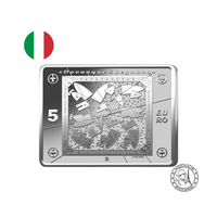 ⁣⁢Italien 2026 - 850-års jubilæum for slaget ved Legnano - 5-euro-sølvmønt - FdC⁤⁣