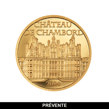 Château de Chambord - Monnaie de 5$ 1/2 g Or - BE 2024