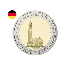 Allemagne 2008 - 2 Euros Commémorative - Hambourg