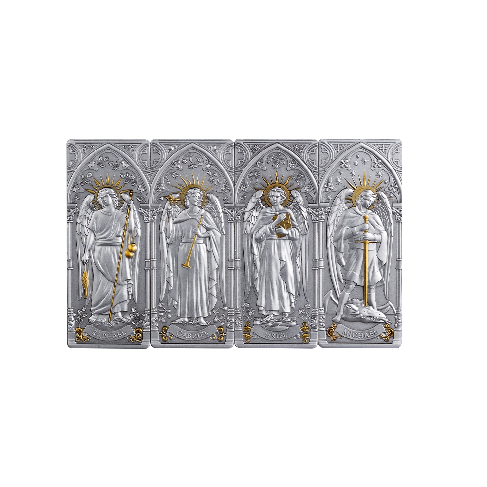 Set Les Archanges - Monnaie de 5 Dollars Argent - Antique Finish 2026