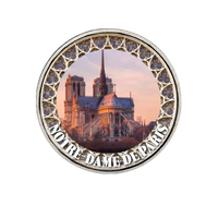 Notre Dame de Paris - 2 Euros Commémorative -  Colorisée (variantes disponibles)