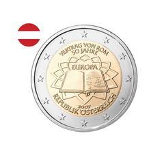 Autriche 2007 - 2 Euros Commémorative - Traité de Rome