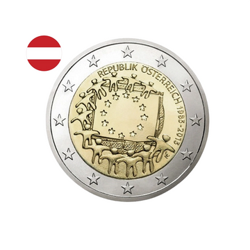 Autriche 2015 - 2 Euro Commémorative - Drapeau européen