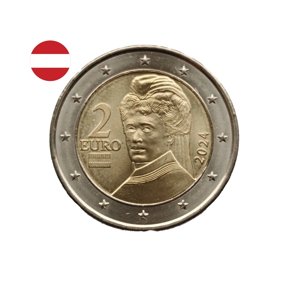 Autriche 2024 - 2 Euro Commémorative - Prix Nobel de la Paix