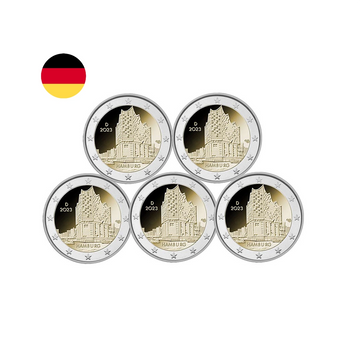 Allemagne 2023 - 2 Euro Commémorative - Hambourg