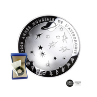 Année mondiale de l'astronomie - Monnaie de 10€ Argent - BE 2009